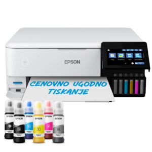EPSON EcoTank L8160 | A4 Wi-Fi Foto Tiskalnik | 6-Barvni Claria ET | Tiskanje Skeniranje Kopiranje | Večfunkcijska Brizgalna Naprava