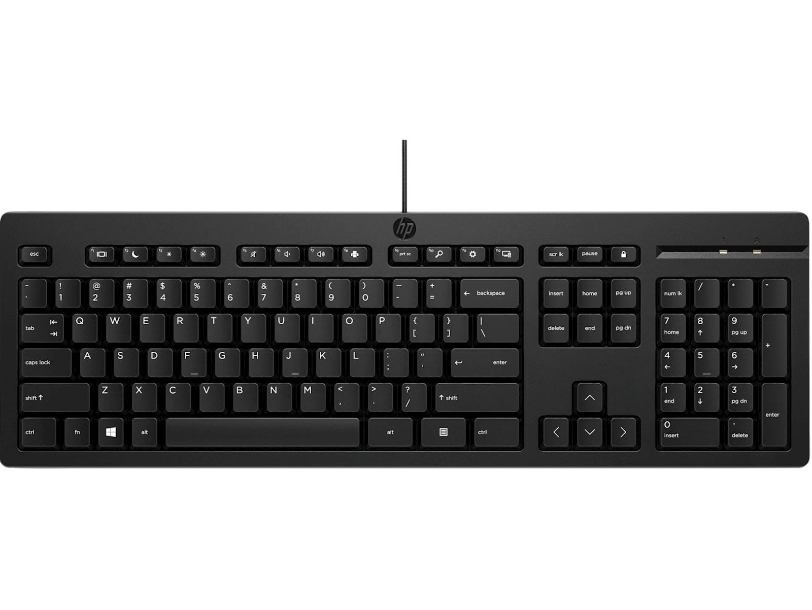 Hp 125 | usb | slog g. | črna | tipkovnica 1 Tipkovnica hp usb 125 slo komponentko