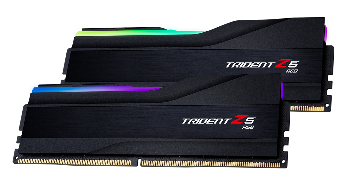 G. Skill trident z rgb | 32gb kit (2x 16gb) | ddr5 | 5600mhz | cl36 | 1. 20v | ram pomnilnik 1 G. Skill trident z rgb 32gb kit (2x16gb) ddr5-5600mhz, cl36, 1. 20v komponentko