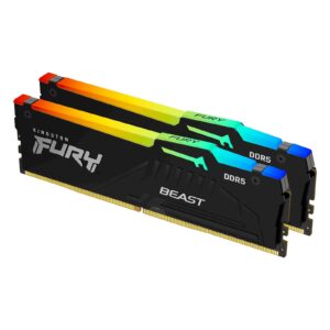 Kingston FURY Beast RGB EXPO | DDR5 | 64GB KIT (2x 32GB) | 6000MHz | CL30 | DIMM | RAM Pomnilnik