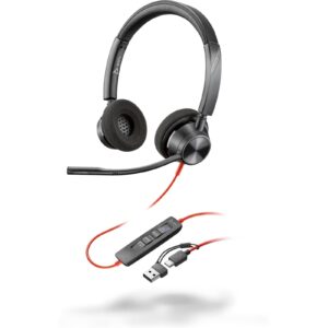 Poly Blackwire 3320 | Adapter | Stereo Slušalke