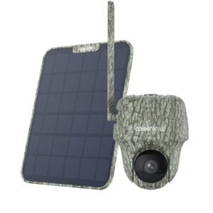 Reolink Go Serija G450 | 4K 8MP 4G LTE Zunanja Baterijska Kamera S Solarnim Panelom | 360° Pogled | IP Kamera