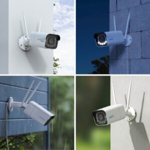 Reolink W430 | 4K 8MP Wi-Fi 6 | 5x Optični Zoom In Barvni Nočni Vid | Zunanja IP Kamera