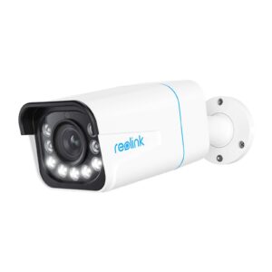 Reolink P430 Serija | Zunanja 4K 8MP PoE Kamera | 5x Optični Zoom | Barvni Nočni Vid | IP Kamera
