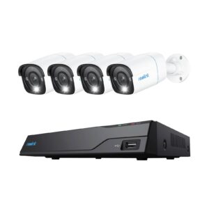 Reolink NVS8-8MB4 | 4K 8MP | 8 Kanalni PoE NVR | 2TB HDD | 4x Kamera | Varnostni Nadzorni Sistem