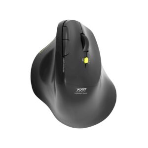 PORT ERGO SOFT | Brezžična | Ergonomska Polnilna Miška