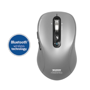PORT Connect Expert 900720 | Bluetooth | USB-C Polnilna | 3200 DPI | Tiha Brezžična Miška