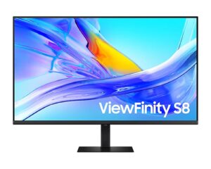 Samsung ViewFinity S8 S80UD | 37 Inch 4K UHD | VA | USB-C 90W | LAN | HDMI | DisplayPort Monitor