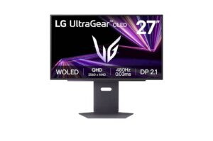 LG 27GX790A-B UltraGear | 26,5" OLED QHD 2560x1440 | 480Hz | 0,03 ms | 2x HDMI 2.1 | DP 2.1 | Gaming Monitor
