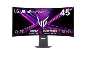 LG UltraGear 45GX950A-B | 44,5" OLED 5K2K 165Hz | Ukrivljen 800R | Dual-Mode 330Hz | Gaming Monitor