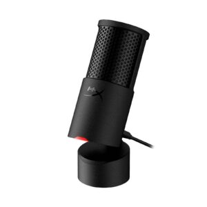HP HyperX SoloCast 2 | USB-C Mikrofon | Kardioidni Kondenzatorski Zvok | Pop Filter In Shock Mount | PC PS5 PS4 Mac | Mikrofon