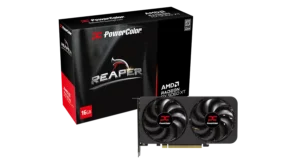 PowerColor Reaper Radeon RX 9060 XT | 16GB GDDR6 | RDNA 4 | 1440p Gaming | Dual Fan | Grafična Kartica