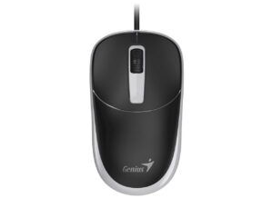 Genius DX-123 | 1200 DPI | USB | Obojeročna Zasnova | Siva | Žična Optična Miška