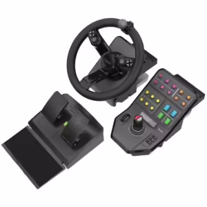 Logitech G Saitek Farm Simulator Heavy Equipment Bundle | Volan Pedala In Stranska Konzola | USB PC | Simulator Kmetovanja