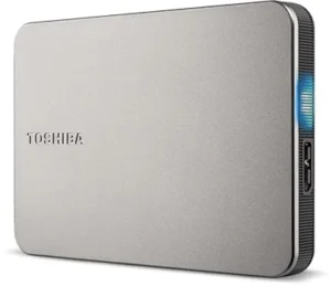 Toshiba Storage Canvio Flex 4TB | Hellsilber | USB-C USB-A | Zunanji HDD