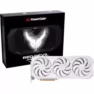 PowerColor Radeon RX 9070 XT 16GB Red Devil Spectral White | GDDR6 | Bela Grafična Kartica