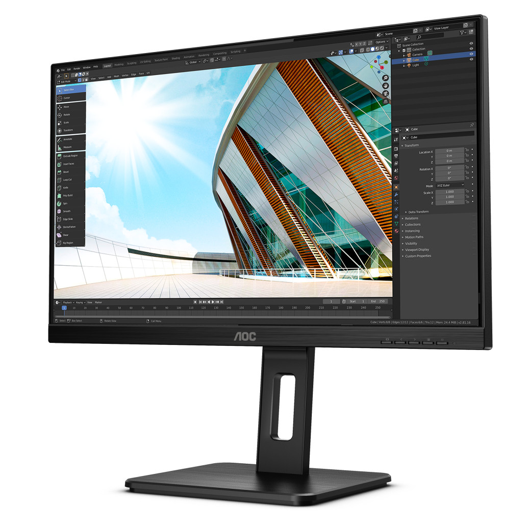 Monitor aoc u27p2ca | 68,6 cm (27,0") | 3840x2160 | ips | 4ms | 2xhdmi2. 0 displayport usb-c 4xusb3. 2 | pivot | 3h | srgb112% | poslovni monitor 1 Monitor aoc 68,6 cm (27,0") u27p2ca 3840x2160 ips 4ms 2xhdmi2. 0 displayport usb-c 65w 4xusb3. 2 pivot 3h srgb112% komponentko
