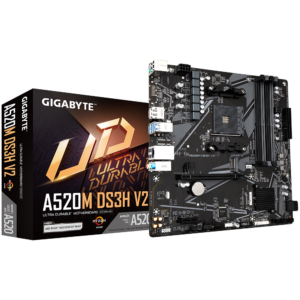 GigaByte A520M DS3H V2 | AM4 | microATX | HDMI DisplayPort | Matična Plošča