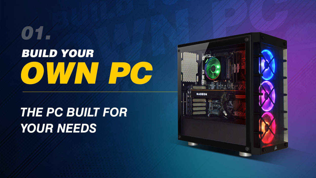 Build your own pc - sestavi svoj računalnik pri komponentko