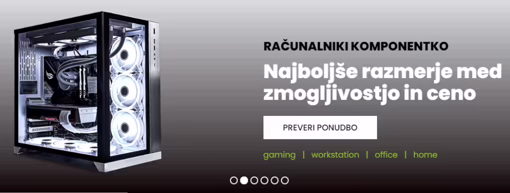 Iščeš nov ali rabljen računalnik in želiš največ za svoj denar? Obrni se na komponentko. Si