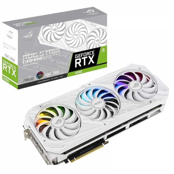 Razkošje grafike z grafičnimi karticami rtx 3090, rtx 3080 in rtx 3070 - povsem nove ali obnovljene z garancijo 3 Grafična kartica rtx 3090 24gb asus white