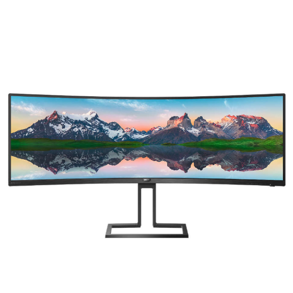 Vodič št. #1 za nakup monitorja / ekrana 9 Monitor philips 498p9 | 124,5 cm (49,0″) | 5120×1440 | 70hz | va | 5ms | 2xhdmi displayport 4xusb3. 2 | has | zvočniki | 3h | srgb121% | ukrivljen monitor za dom