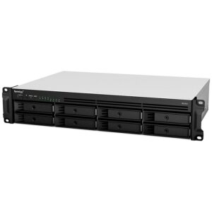Synology RackStation RS1221+ | Rack 2U | AMD Ryzen V1500B | 2.2GHz | 4GB DDR4 ECC SODDIM | NAS Strežnik