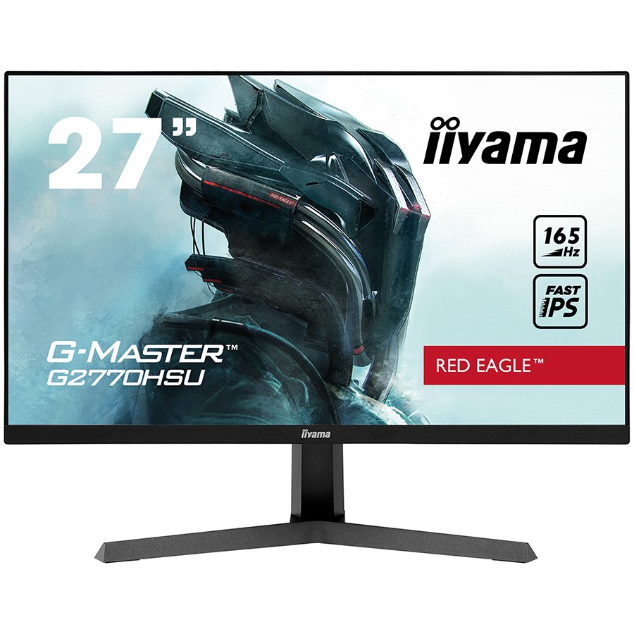 Iiyama g-master g2770hsu-b1 | 68,6cm (27") | 1920x1080 | fast ips | 165hz | 0. 8ms | freesync premium | hdmi | gaming monitor 1 Iiyama g-master g2770hsu-b1 27″ fast (flc) ips lcd,165hz, 0. 8ms, freesync™ premium, full hd 1920×1080, 250 cd/m² brightness, 1 x hdmi komponentko