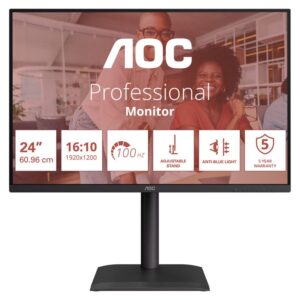 AOC X24E4U E4 | 24 Palcev | WUXGA 1920 X 1200 | IPS | 100 Hz | Nastavljivo Stojalo | USB Hub | Monitor