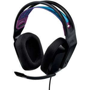 Logitech G335 | G Series | Žične Gaming Slušalke | 3,5 Mm | Flip-To-Mute Mikrofon | Lahka 240 G Zasnova | Črne
