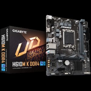 GIGABYTE H610M K | DDR4 | Micro ATX | LGA1700 | DVI HDMI | Matična Plošča