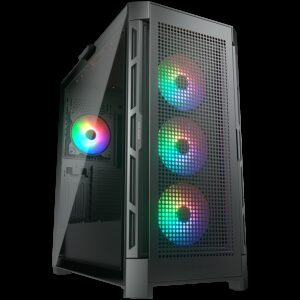 COUGAR DUOFACE PRO | Mid Tower | Črna RGB | Kaljeno Steklo | Računalniško Ohišje