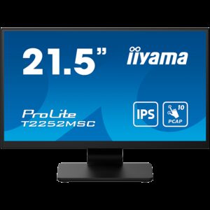 IIYAMA ProLite T2252MSC-B2 | (21,5") | IPS | 1920x1080 | 250cd/m² | 5ms | HDMI DisplayPort | Zvočniki | Monitor na Dotik