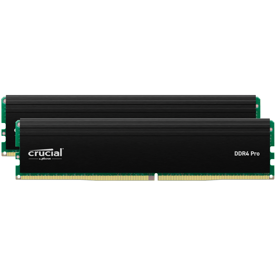 Crucial pro | 32gb kit (2x16gb) | ddr4-3200 | udimm | cl22 | pomnilnik 1 Crucial pro 32gb kit (2x16gb) ddr4-3200 udimm cl22 (8gbit/16gbit), ean: 649528937780 komponentko