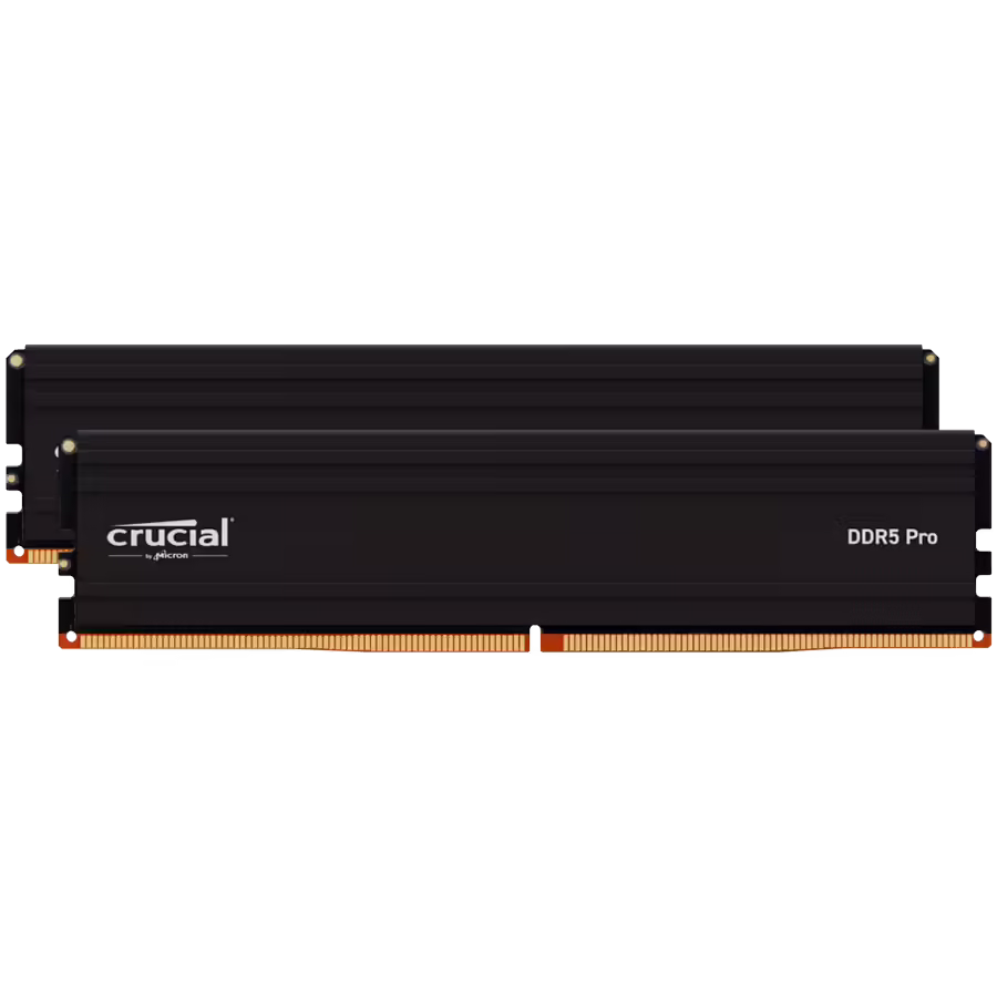 Crucial pro | 32gb kit (2x16gb) | ddr5 | 5600mhz | udimm | cl46 | ram pomnilnik 1 Crucial pro 32gb kit (2x16gb) ddr5-5600 udimm cl46 (16gbit) pomnilnik komponentko