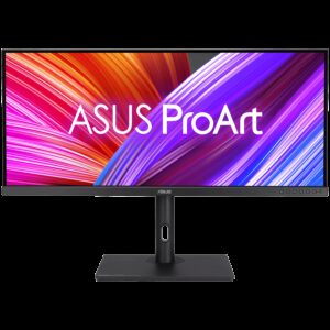 ASUS ProArt Display Professional | 86,6cm (34") | 3440 x 1440 | IPS | 21:9 | Color Accuracy ΔE < 2 | Calman Verified | 98% DCI-P3 | USB-C | 120Hz | FreeSync Premium Pro | Ergonomic Stand | PA348CGV | Monitor