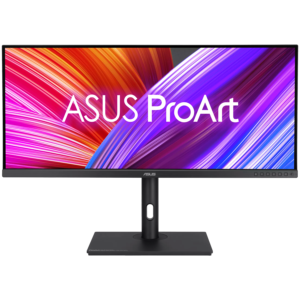ASUS ProArt Display Professional | 86,6cm (34") | 3440 x 1440 | IPS | 21:9 | Color Accuracy ΔE < 2 | Calman Verified | 98% DCI-P3 | USB-C | 120Hz | FreeSync Premium Pro | Ergonomic Stand | PA348CGV | Monitor