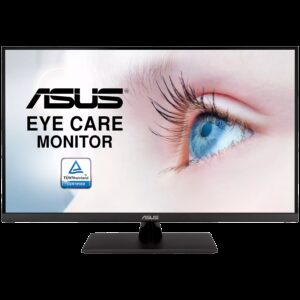 ASUS VP32UQ | Eye Care Monitor | 32'' (31.5'' viewable) | 4K UHD (3840 x 2160) | IPS | 100% sRGB | HDR-10 | Adaptive-Sync | DisplayPort/HDMI | Izjemen visokoločljivostni računalniški monitor