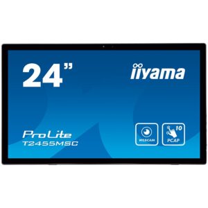 IIYAMA T2455MSC-B1 | 60,9cm (24") | 1920x1080 | IPS | HDMI Displayport USB | Monitor na Dotik
