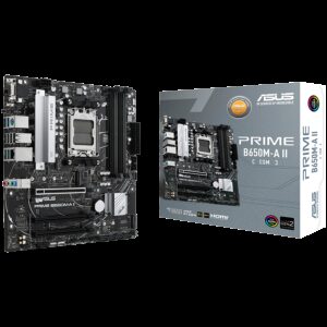 ASUS PRIME B650M-A II-CSM | AM5 | mATX | AMD B650 | 4xDIMM | DDR5 | 2.5Gb Ethernet | 1xD-SUB 1xDisplayPort 1xHDMI | Aura Sync support | Matična plošča