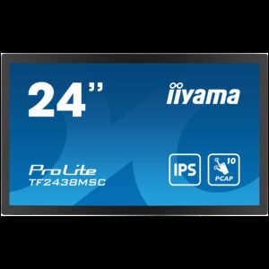IIYAMA Monitor LED TF2438MSC-B1 TOUCH | 58,4cm (23,8”) | IPS | 1920x1080 | HDMI Displayport USB | Poslovni Monitor na Dotik
