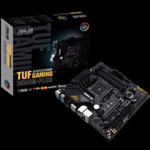 ASUS TUF GAMING B550M-PLUS | AM4 | mATX | DDR4 | HDMI DisplayPort | Aura Sync RGB | Gaming Matična Plošča