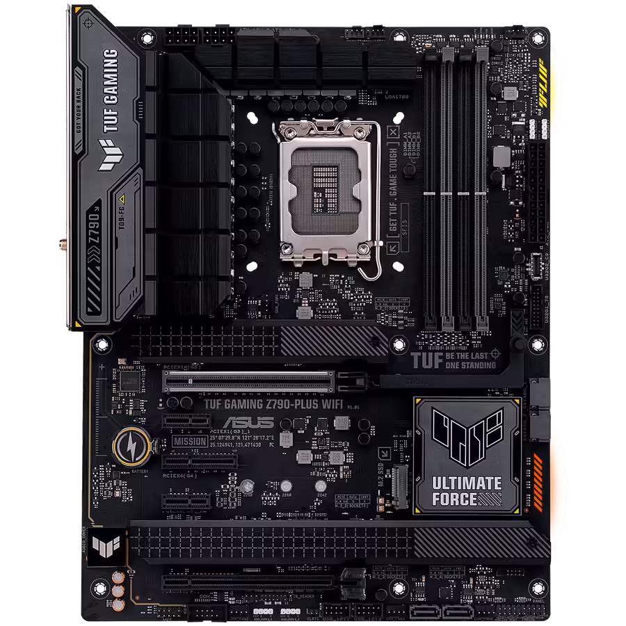 Asus tuf gaming z790-plus wifi | lga 1700 | atx | ethernet wifi 6e | bluetooth | hdmi displayport | aura sync | gaming matična plošča 1 Asus tuf gaming z790-plus wifi lga1700 atx igralna matična plošča – intel z790 4xdimm ddr5 4xm. 2 4xsata pcie 5. 0 2. 5gb ethernet wifi 6e + bluetooth 1xdisplayport 1xhdmi s podporo za aura sync komponentko