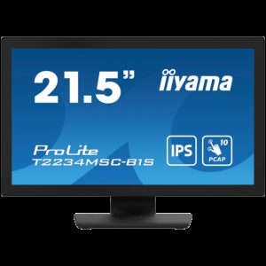 IIYAMA T2234MSC-B1S | 22" (55,88cm) | 1920x1080 Full HD | Touchscreen | IPS LED | 350 cd/m² | 1000:1 | 8ms | VGA HDMI DP | Krasen monitor z občutljivostjo na dotik