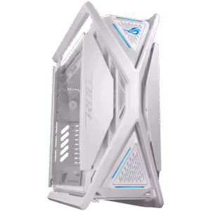 ASUS ROG Hyperion GR701 | E-ATX | RGB Črna | 4 Vgrajeni Ventilatorji | Bela | Gaming Računalniško Ohišje
