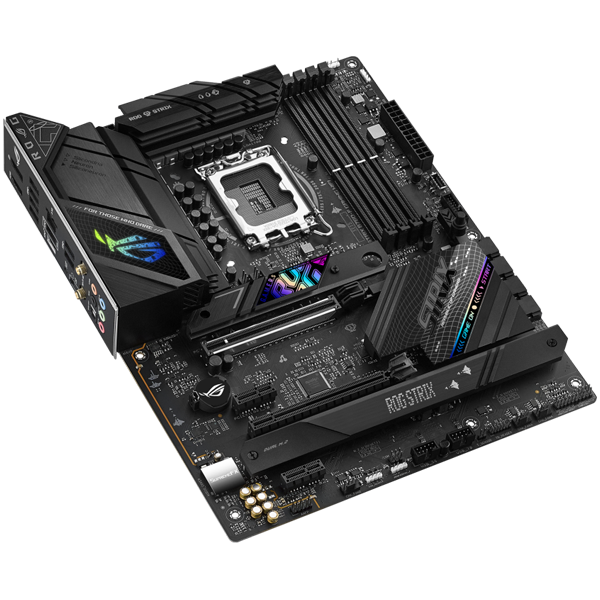 Asus rog strix b760-f gaming wifi | lga 1700 | atx | wi-fi 6e | bluetooth | hdmi displayport | aura sync | gaming matična plošča 1 Asus rog strix b760-f gaming wifi lga1700 atx igralna matična plošča – intel b760 4xdimm ddr5 3xm. 2 4xsata pcie 5. 0 2. 5gb ethernet wifi 6e + bluetooth 1xdisplayport 1xhdmi s podporo za aura sync komponentko