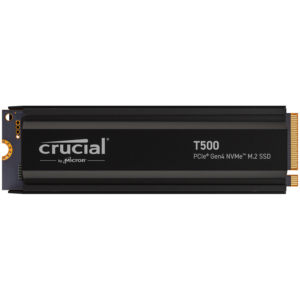 Crucial T500 2TB | PCIe 4.0 x4 NVMe | 7.400/7.000 MB/s | 3D TLC In DRAM | Hladilnik | M.2 2280 SSD Disk