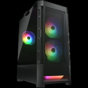 COUGAR | Case Airface RGB Black | Mid Tower | Črna | Računalniško Ohišje