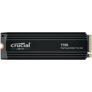 Crucial T705 4TB | PCIe Gen5 NVMe | M.2 2280 | S hladilnikom | SSD disk