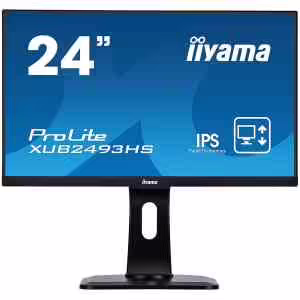 Iiyama ProLite XUB2493HS | 60,9cm (24") | IPS | 1920x1080 | 4ms | 250cd/m² | HDMI DisplayPort | Poslovni Monitor